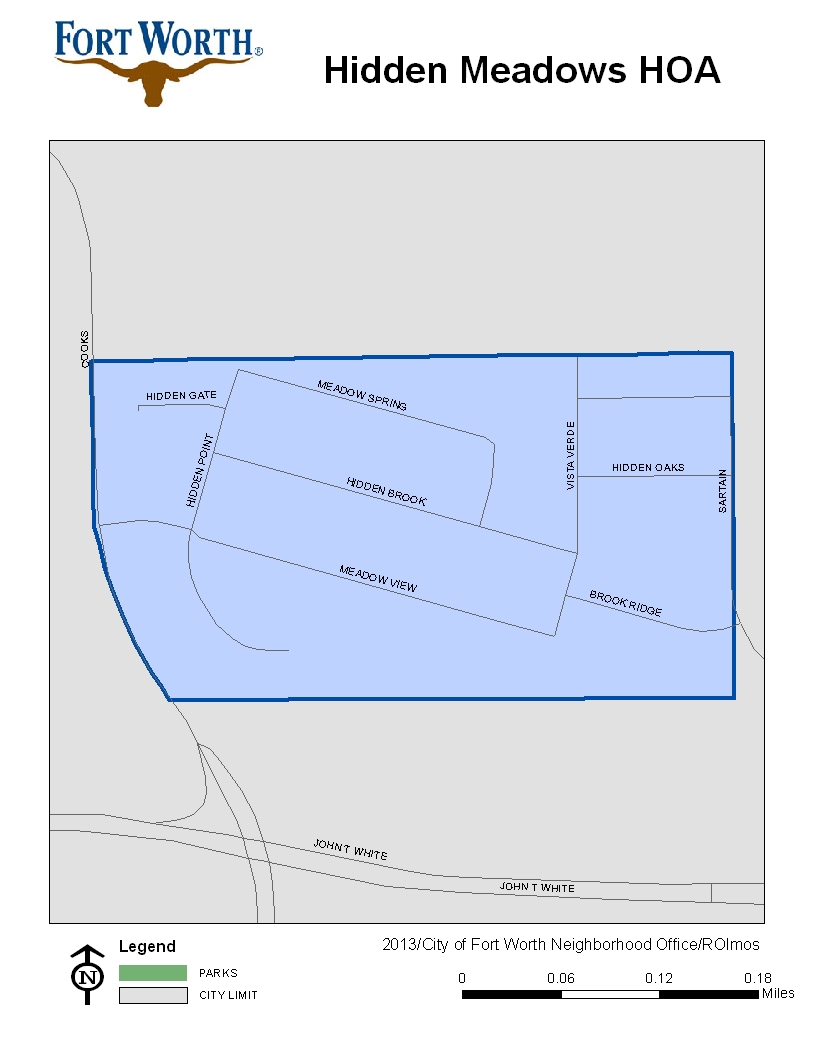 Hidden Meadows HOA MAP