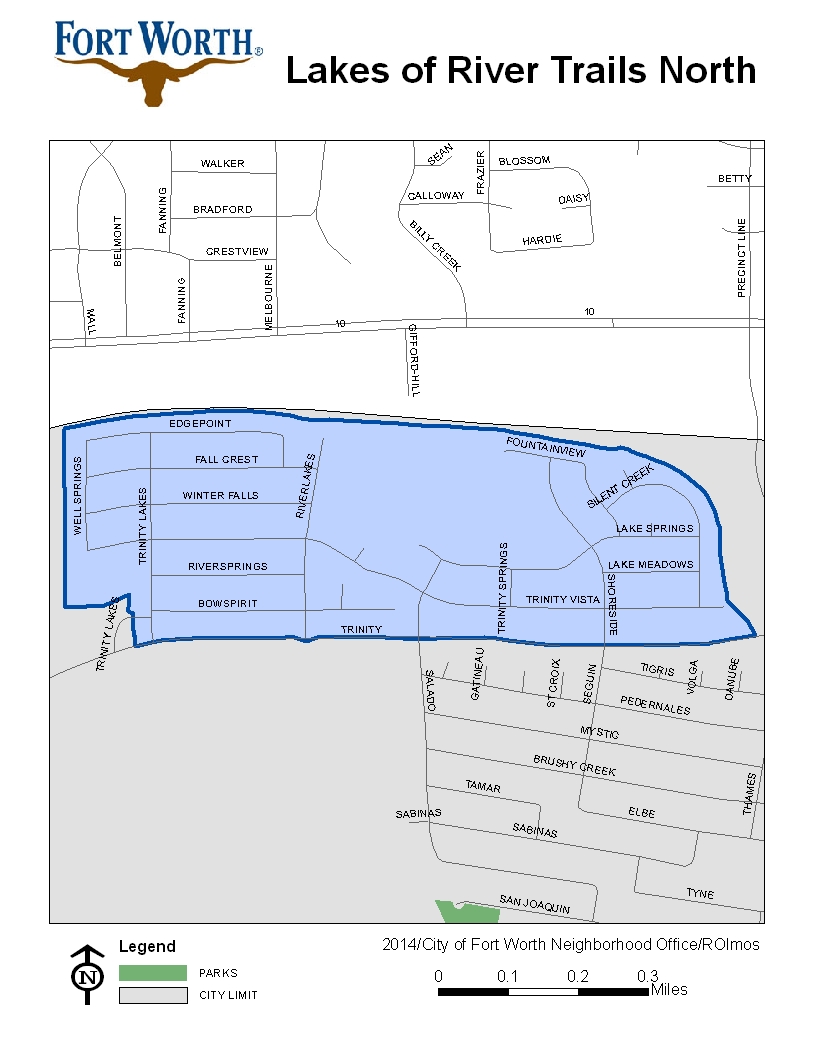 Lakes of River Trails North HOA MAP