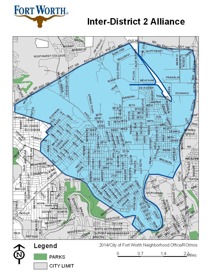 Inter-District 2 Alliance Map 2014