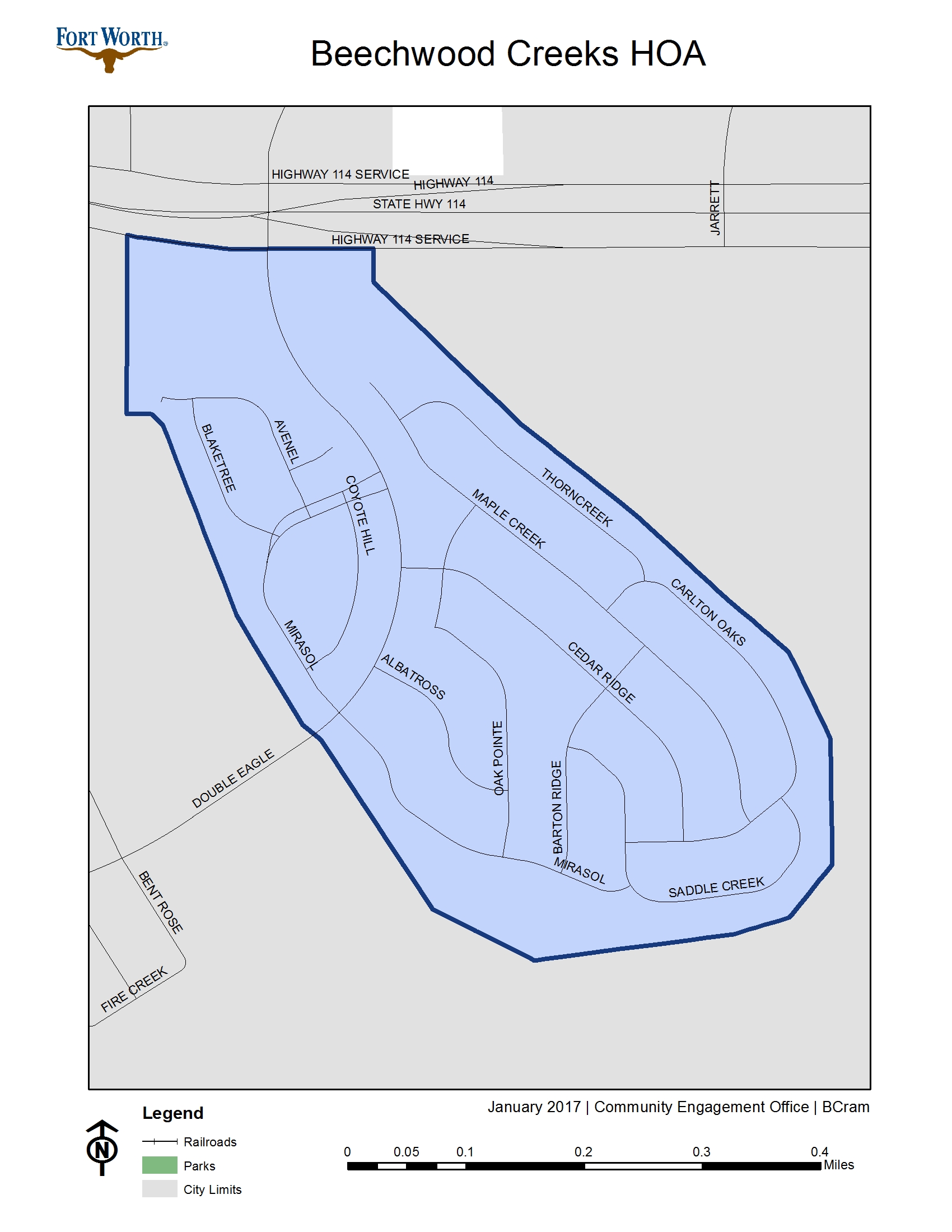 Beechwood Creeks HOA Map