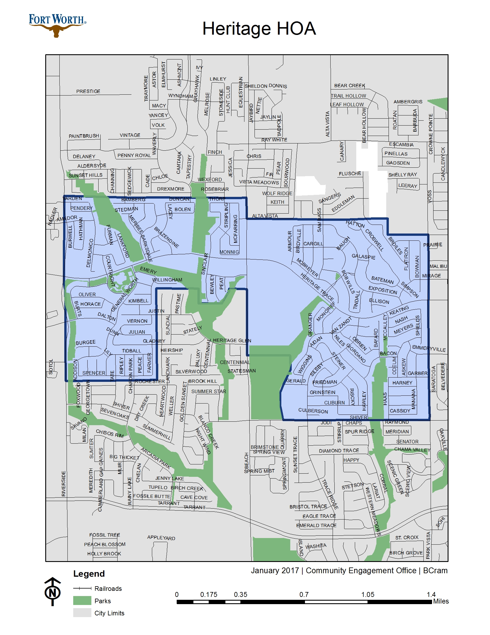 Heritage HOA MAP