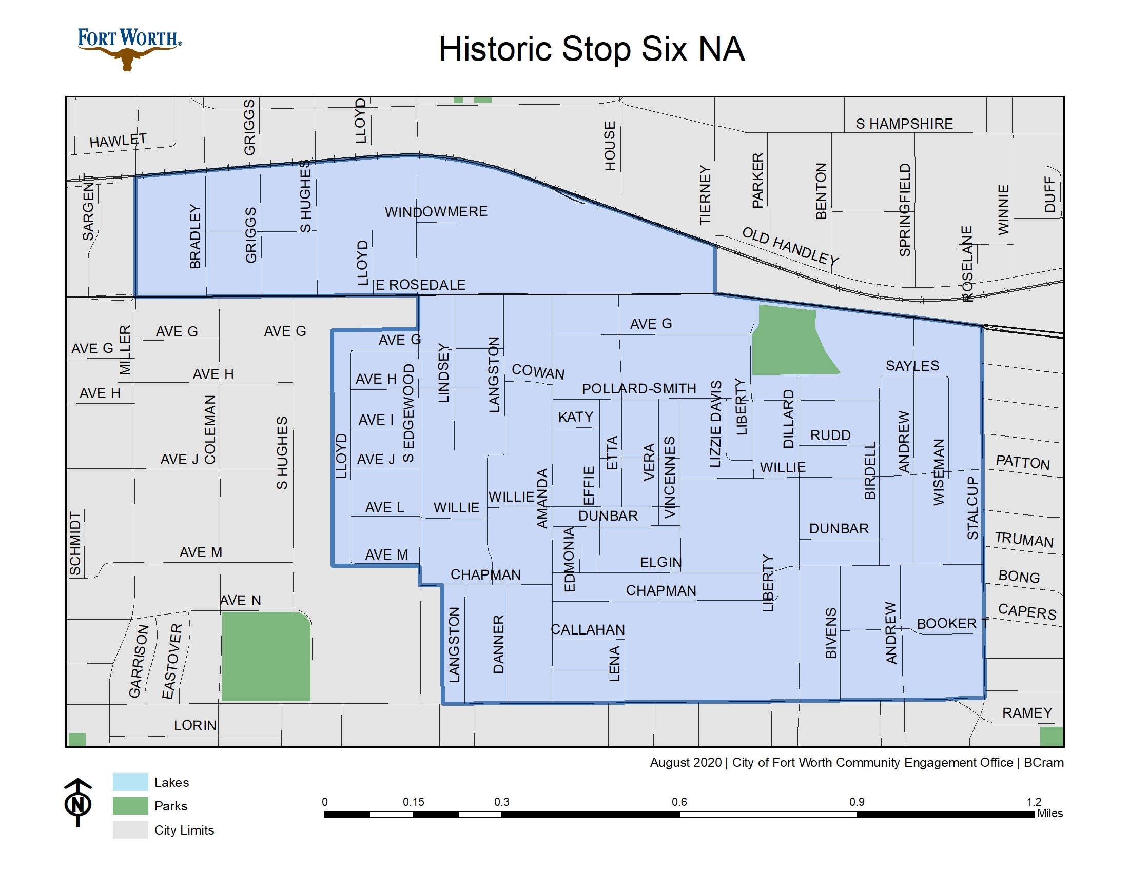 Historic Stop Six NA MAP