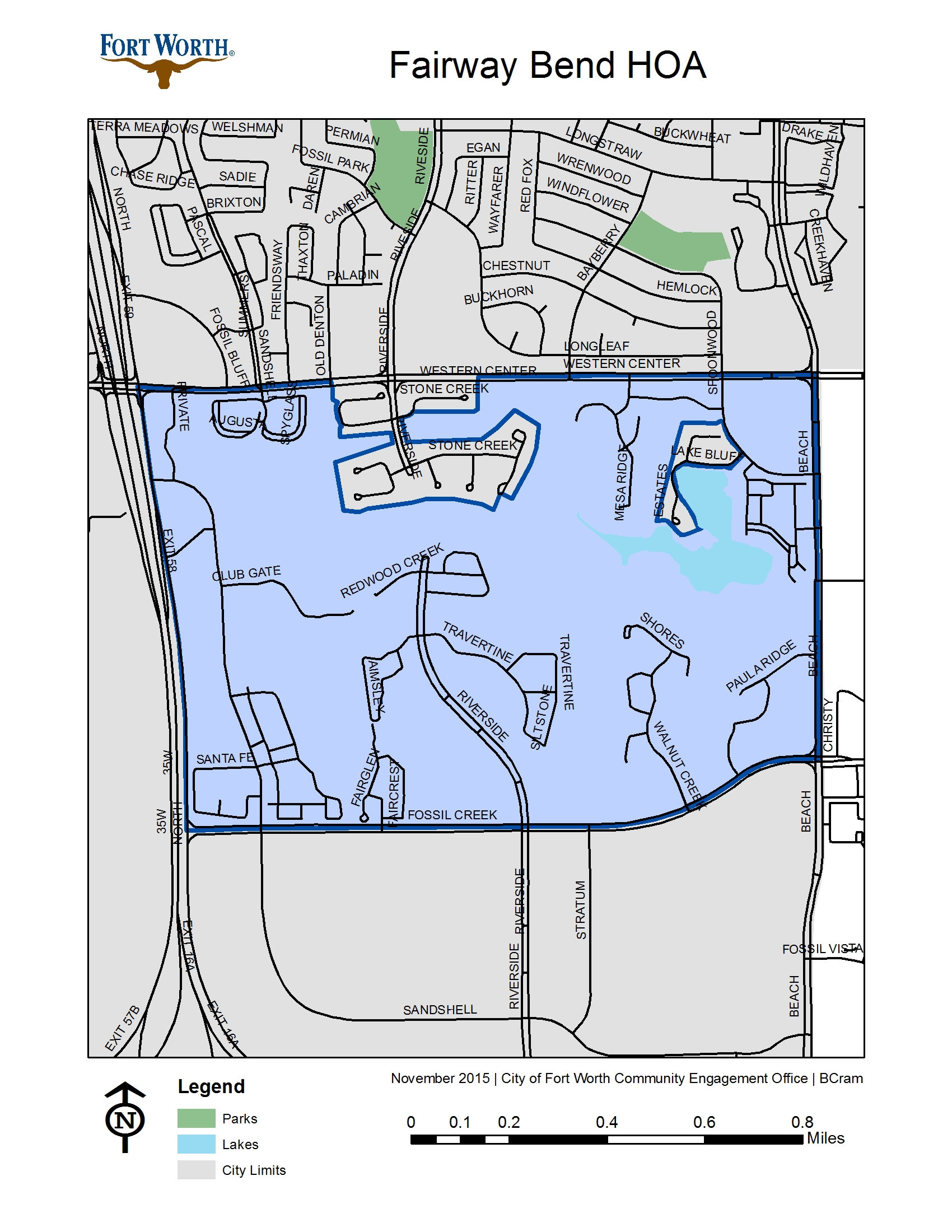 Fairway Bend HOA MAP 2015