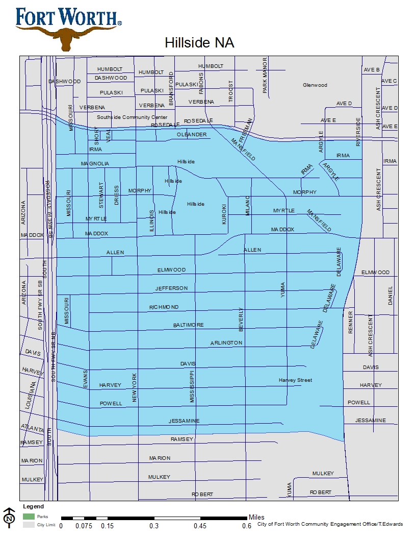 Hillside NA Map