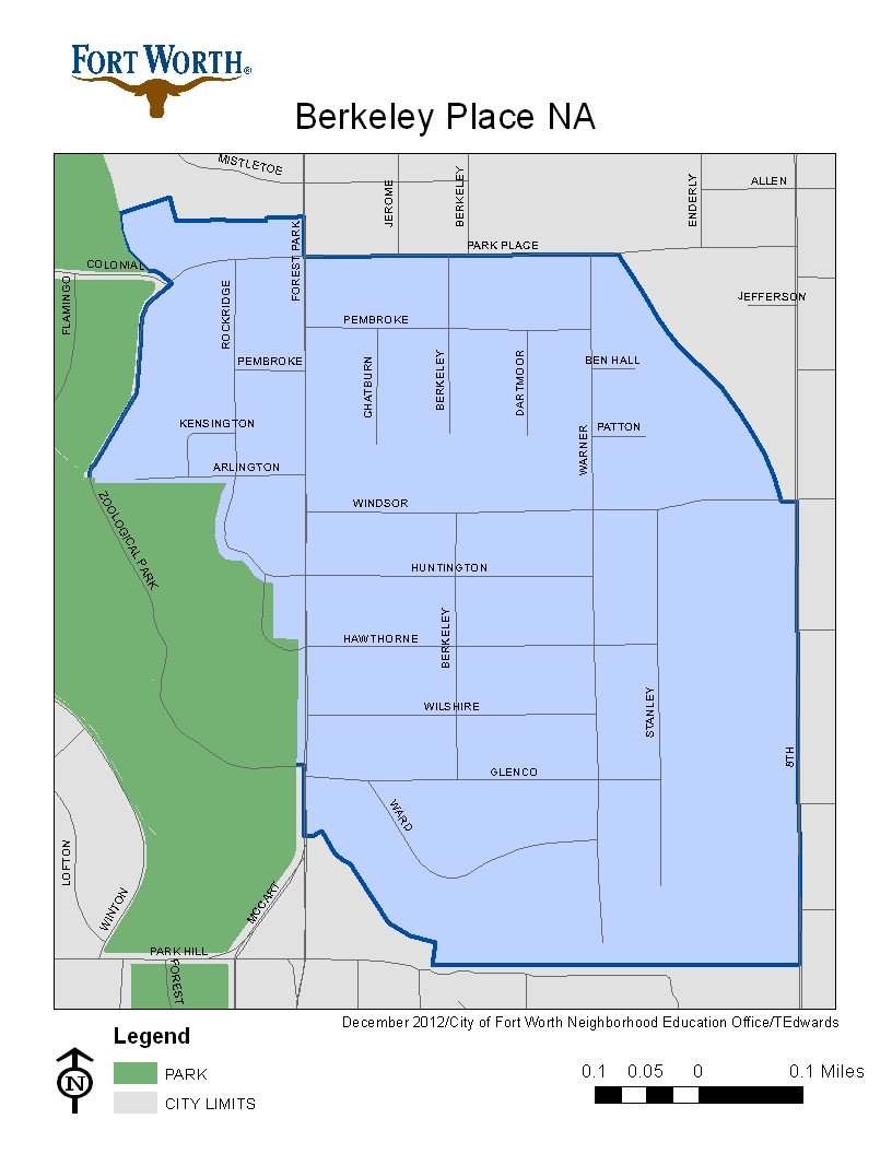 Berkeley Place NA Map