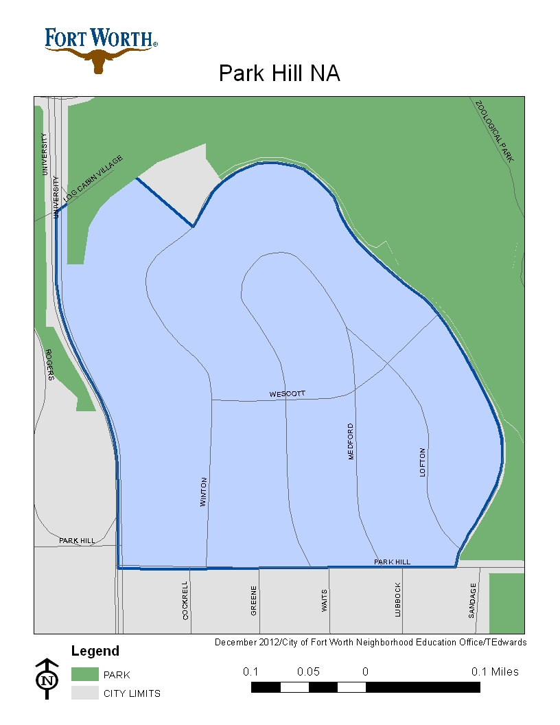 Park Hill NA Map