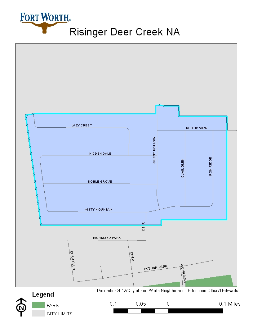 Risinger Deer Creek HOA Map