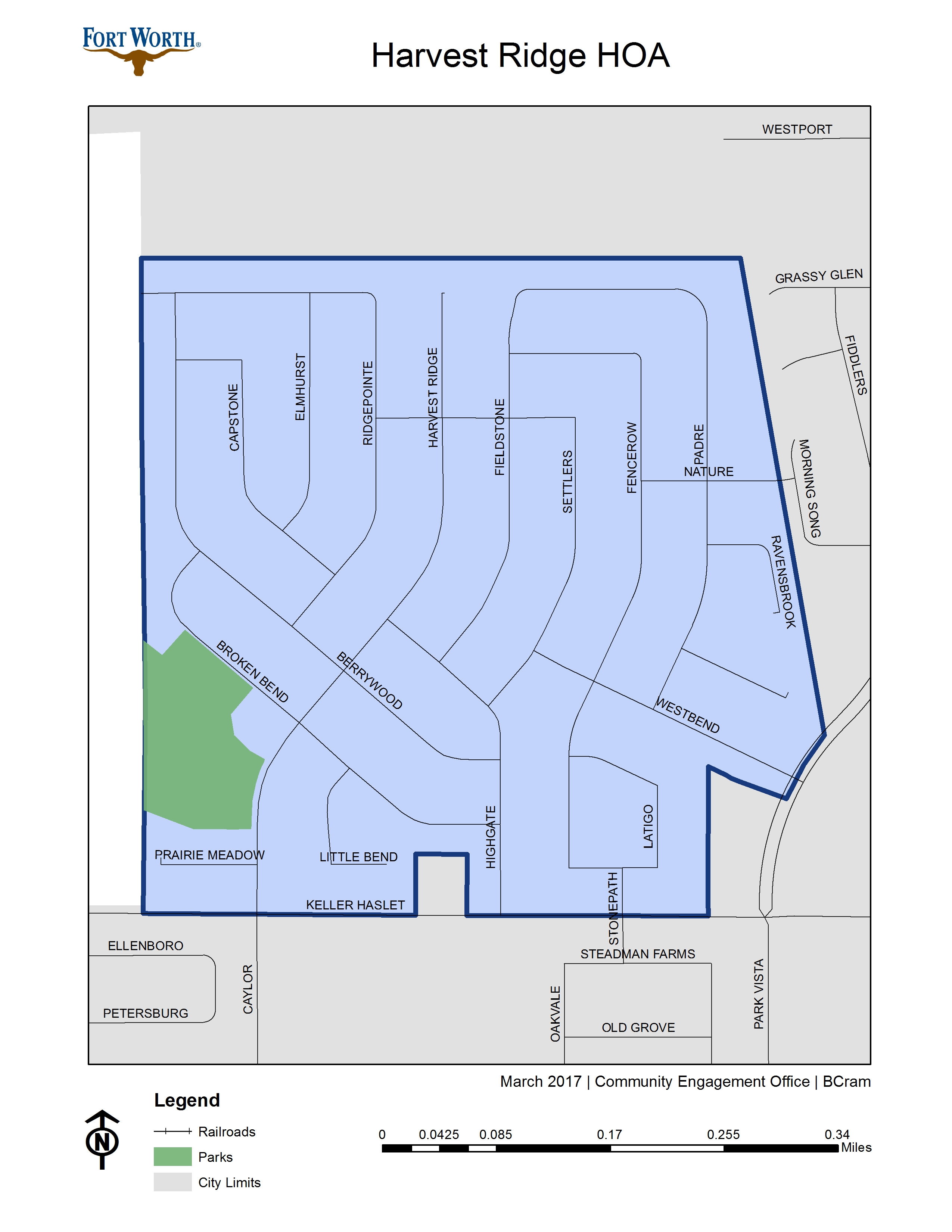 Harvest Ridge HOA MAP