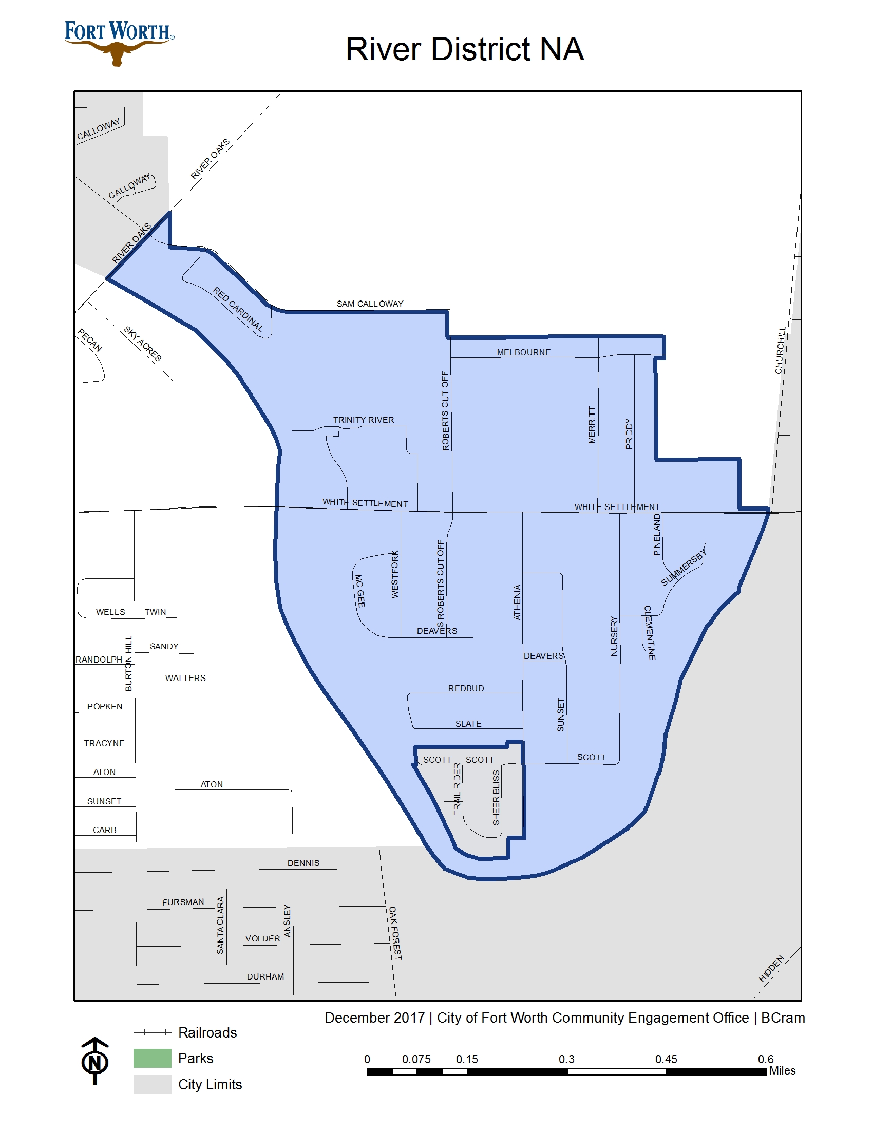 River District NA Map