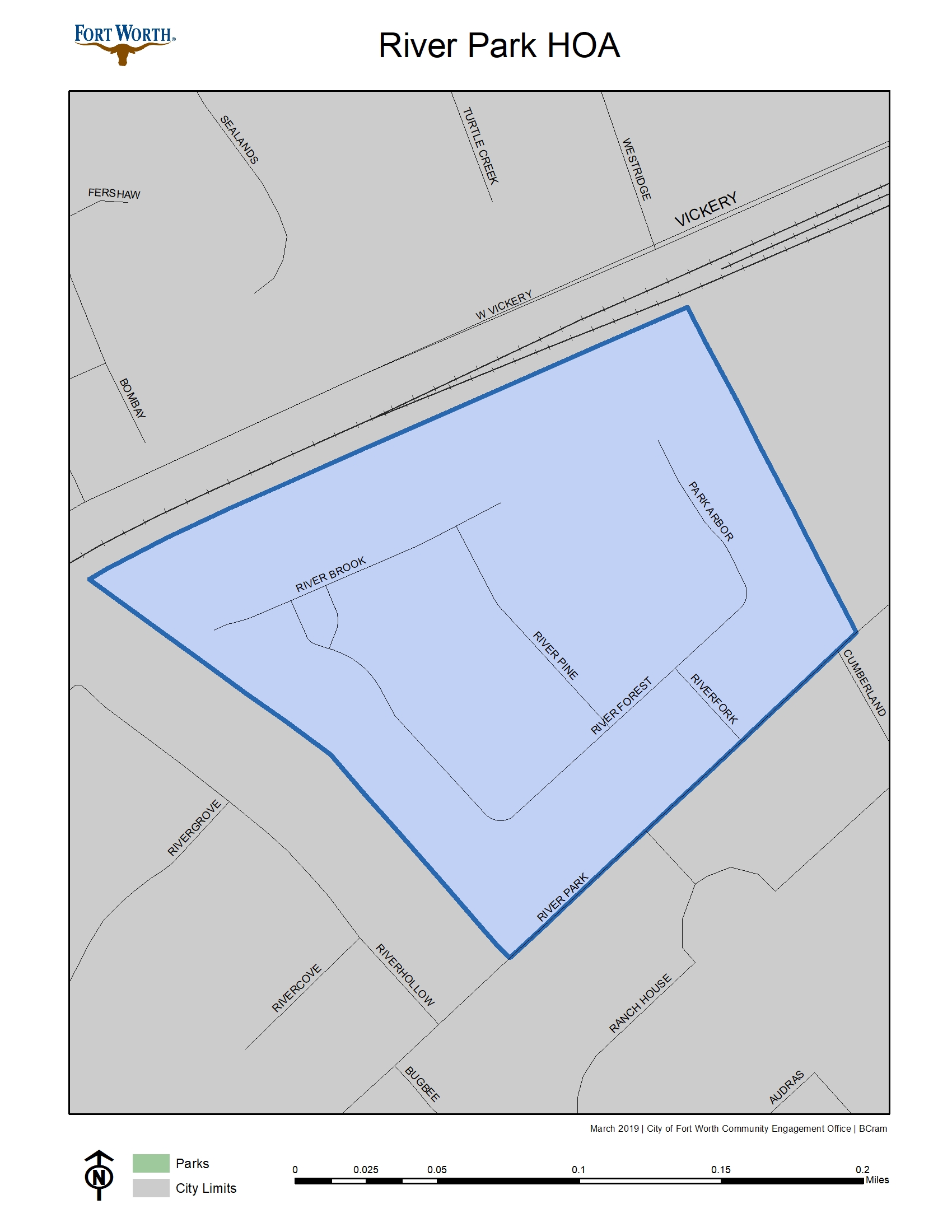 River Park HOA Map