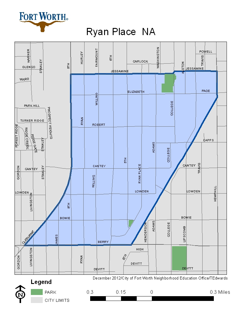 Ryan Place Improvement Assn Map