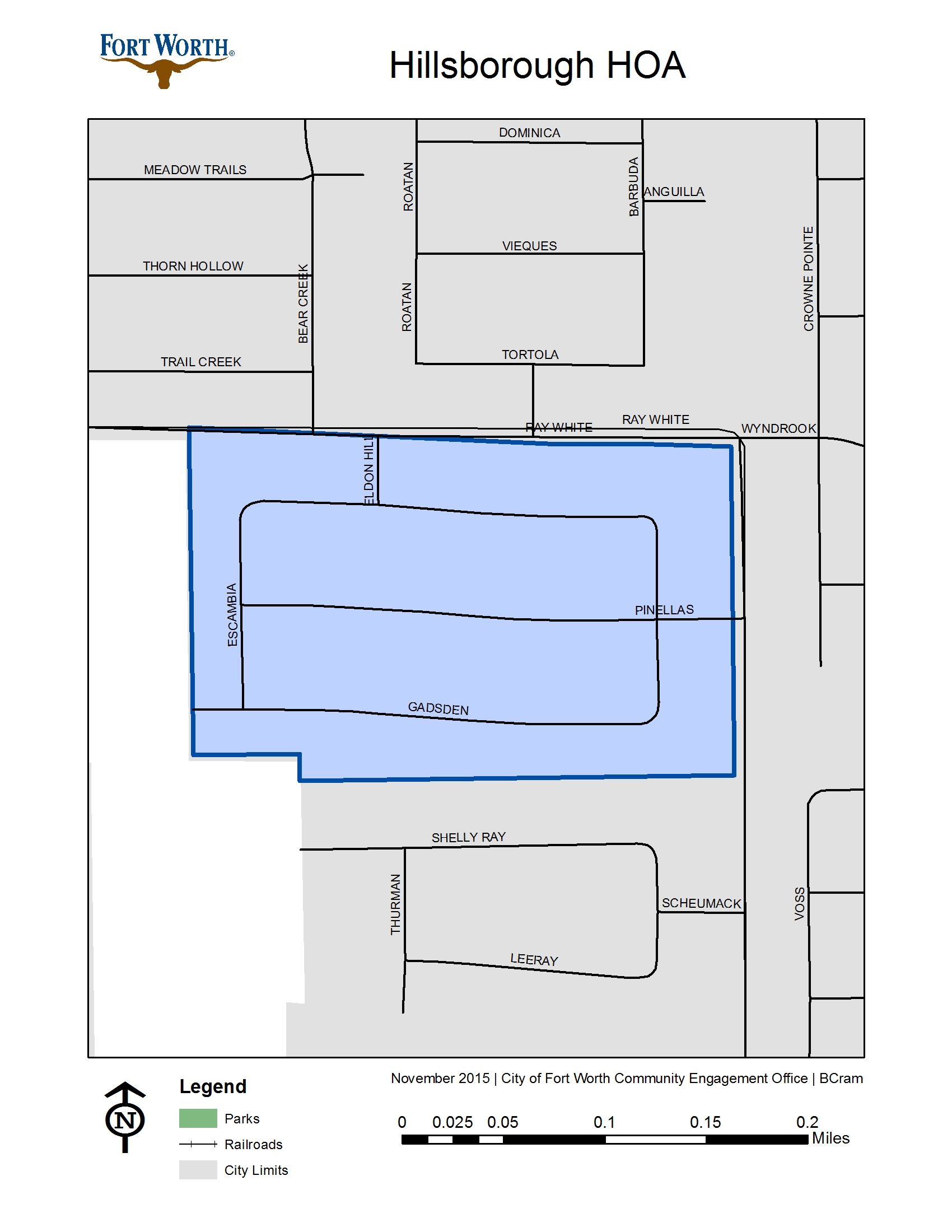 Hillsborough HOA MAP
