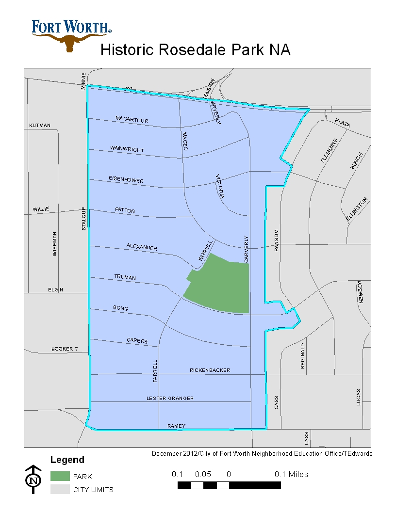 Historic Rosedale Park NA MAP