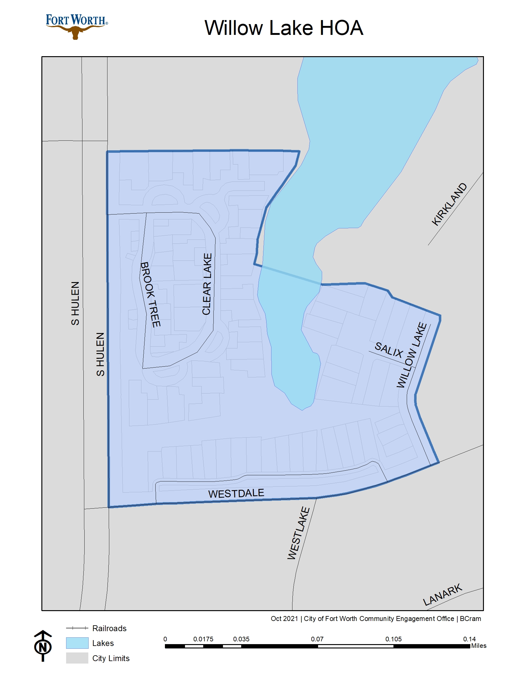 Willow Lake HOA Map